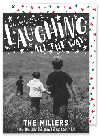 Laughing all the Way Christmas Card
