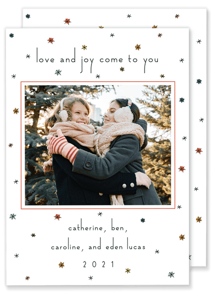 Lucas Love and Joy Christmas Card