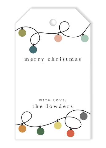 Ornament Strand Gift Tags