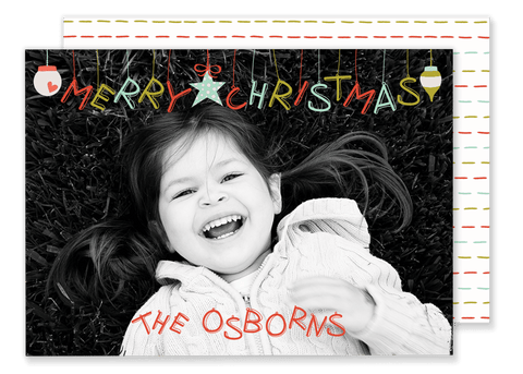 Osborn Ornament Christmas Card