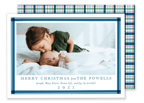 Powell Plaid Christmas Card