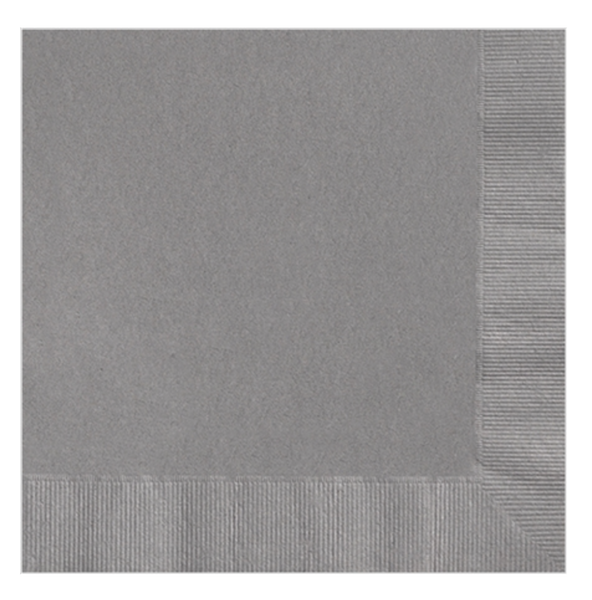 Slate Cocktail Napkin with Foil Imprint