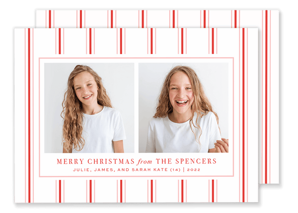 Spencer Stripe Christmas Card