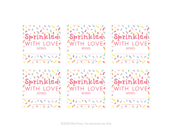 Sprinkled with Love valentine