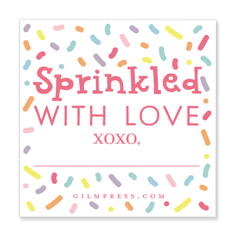 Sprinkled with Love valentine