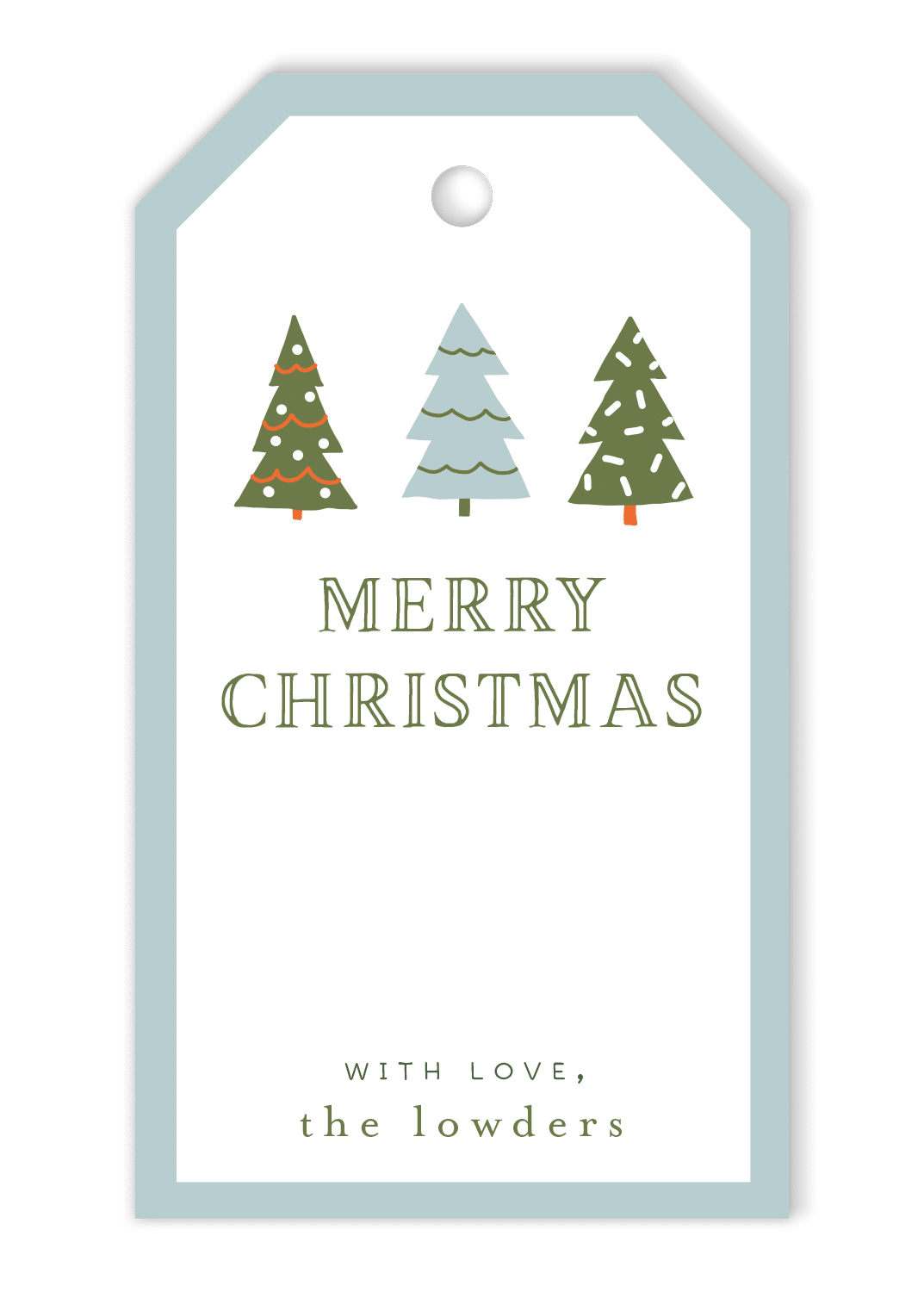 Christmas discount gift tags