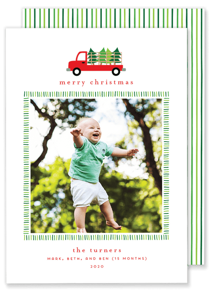 Tree Truck Christmas Card